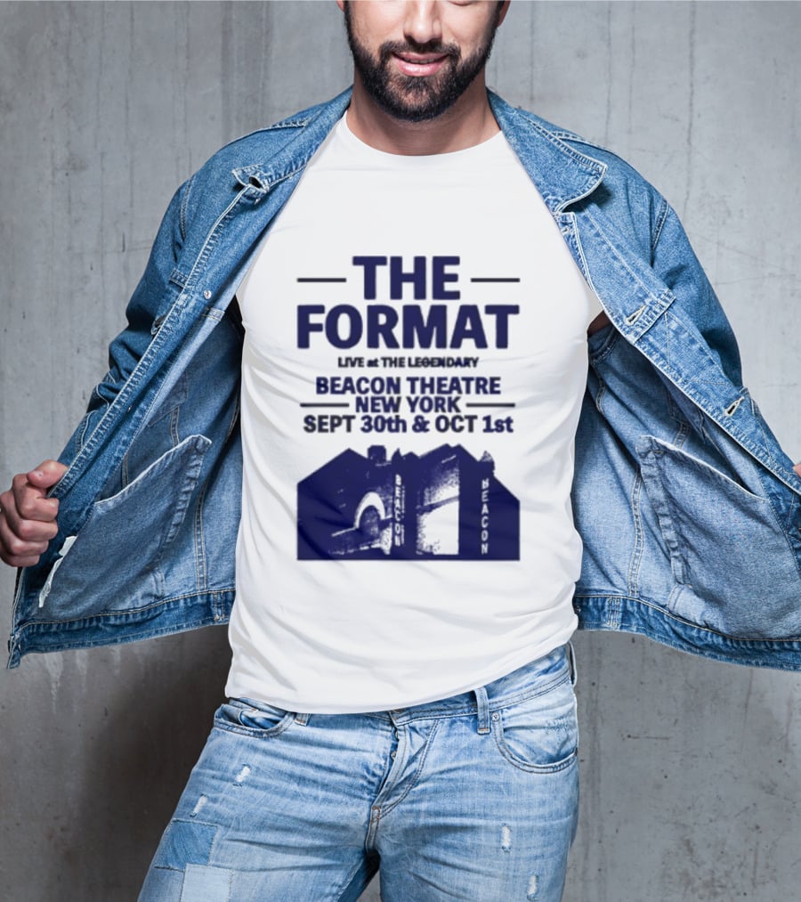 The Format Live At The Legendary Beacon Theatre New York Sept 30th & Oct 1st T-Shirt