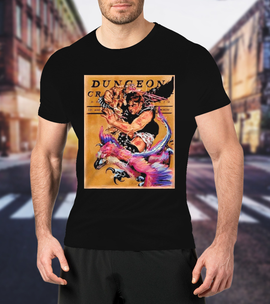 Dungeon Crawler Carl Goddamnit Donut Fantasy Adventure Art By Andrew Bowser T-Shirt