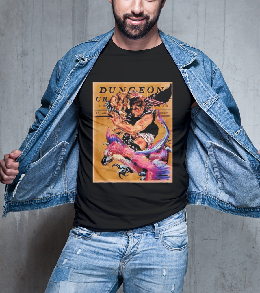 Dungeon Crawler Carl Goddamnit Donut Fantasy Adventure Art By Andrew Bowser T-Shirt