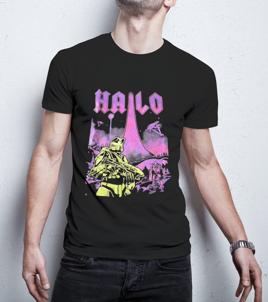 Halo Master Chief Retro Gaming Xbox T-Shirt