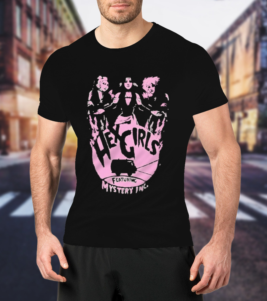 Hex Girls Featuring Mystery Inc Rock Band Collaboration T-Shirt