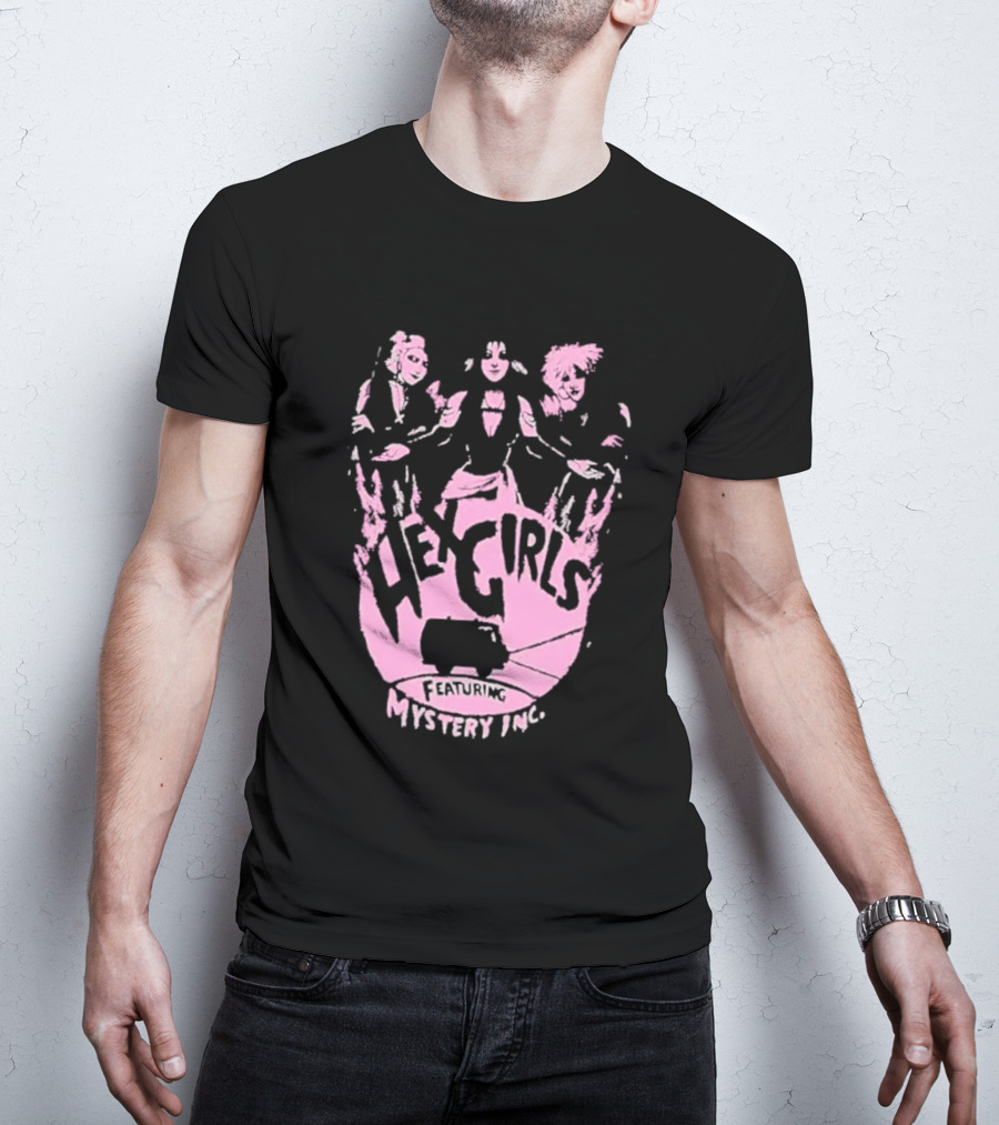 Hex Girls Featuring Mystery Inc Rock Band Collaboration T-Shirt