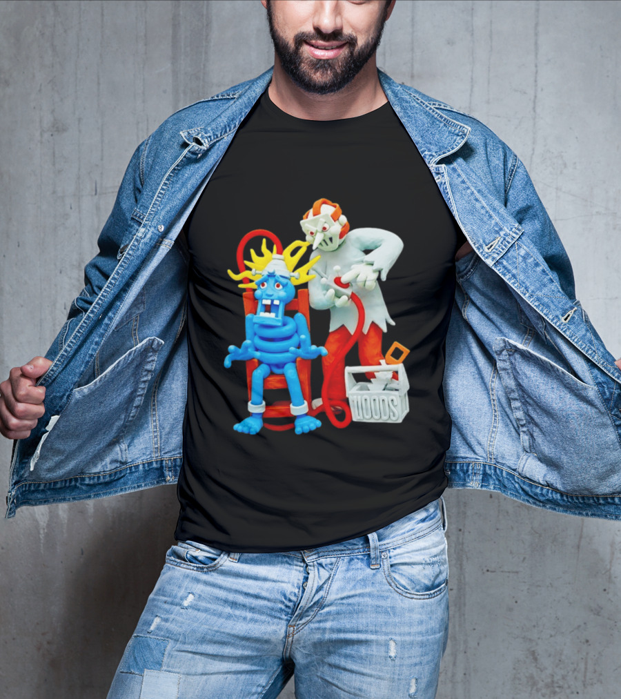 Friday The 13th Jason Voorhees Electrocution Scene Woods T-Shirt