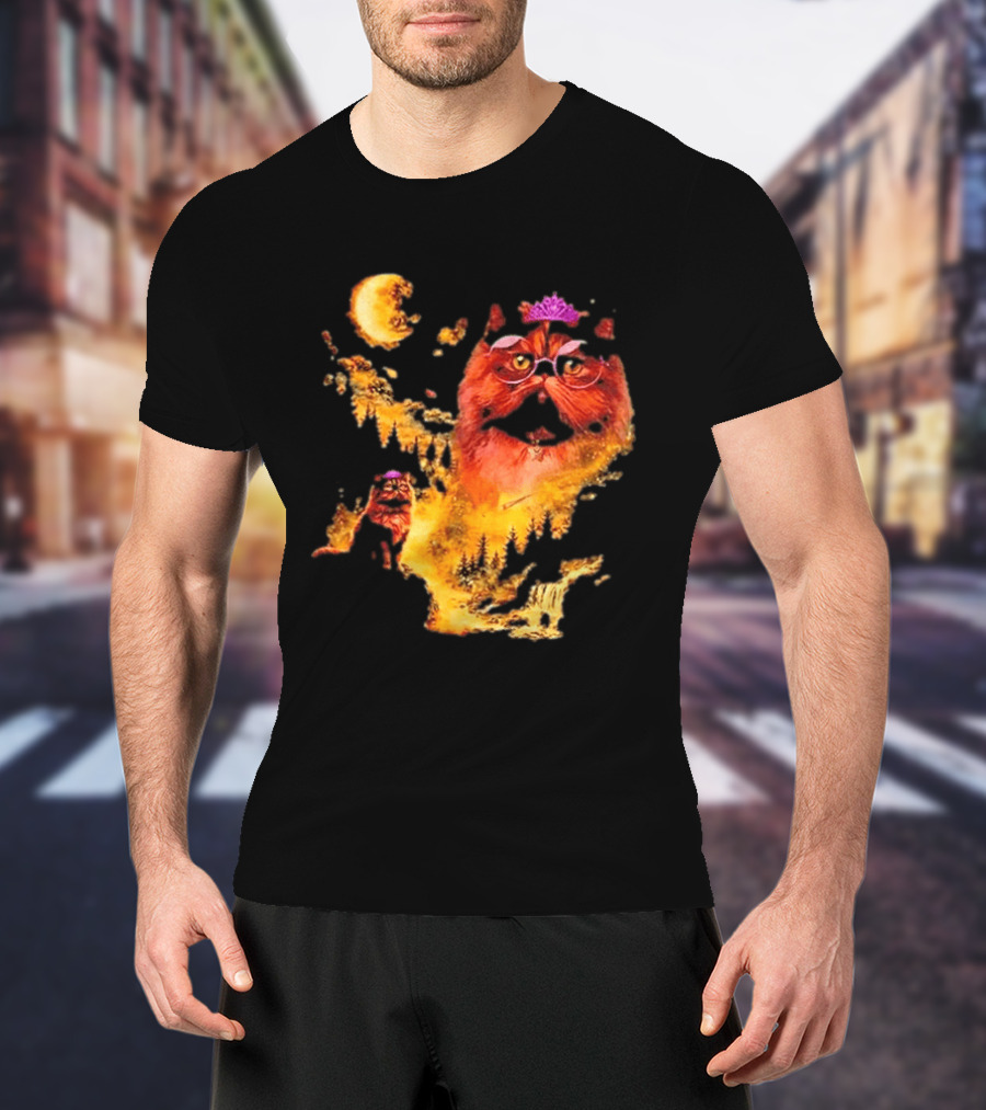 Princess Donut Cat Lover Moon Fantasy T-Shirt