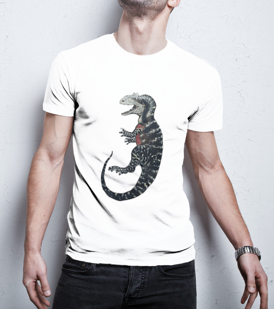 Allosaurus Dinosaur Prehistoric Paleontology Detailed Fossil T-Shirt