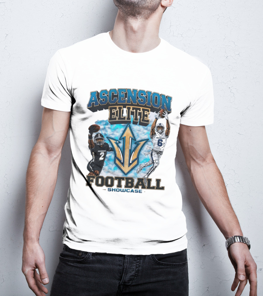 Ascension Elite Football Players 2 And 6 Showcase Sky Clouds T-Shirt