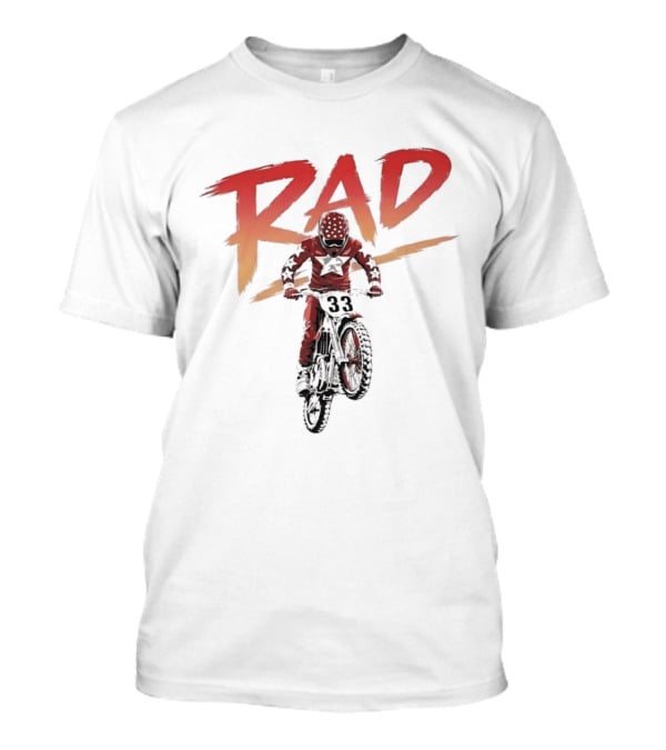 Rad 33 Motocross Rider Dirt Bike Motorcycle Adventure T-Shirt
