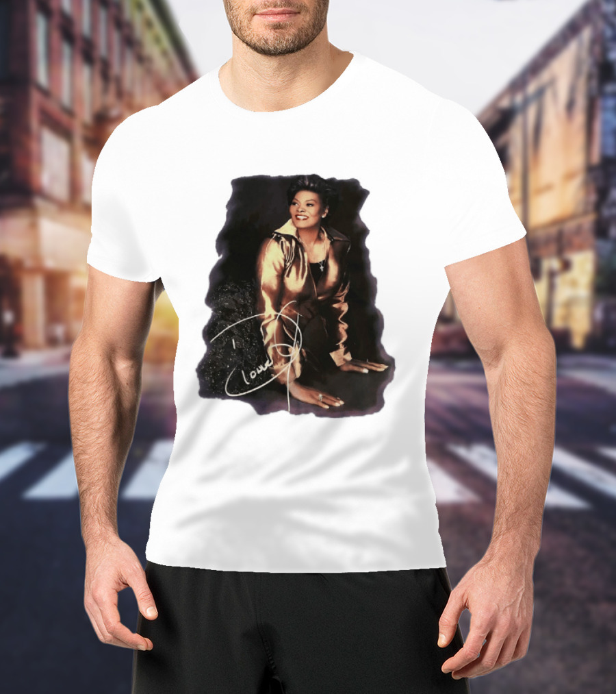 Dionne Warwick Iconic Soul Singer Legend Autographed Image T-Shirt