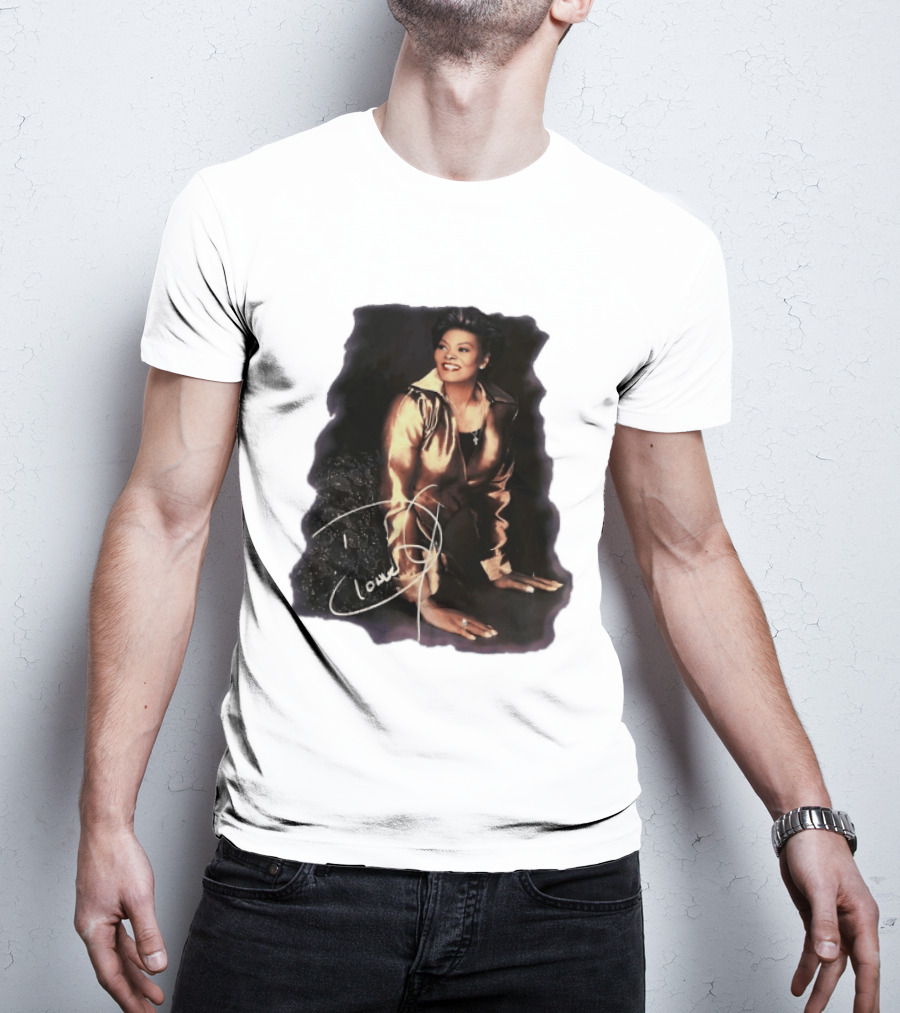 Dionne Warwick Iconic Soul Singer Legend Autographed Image T-Shirt