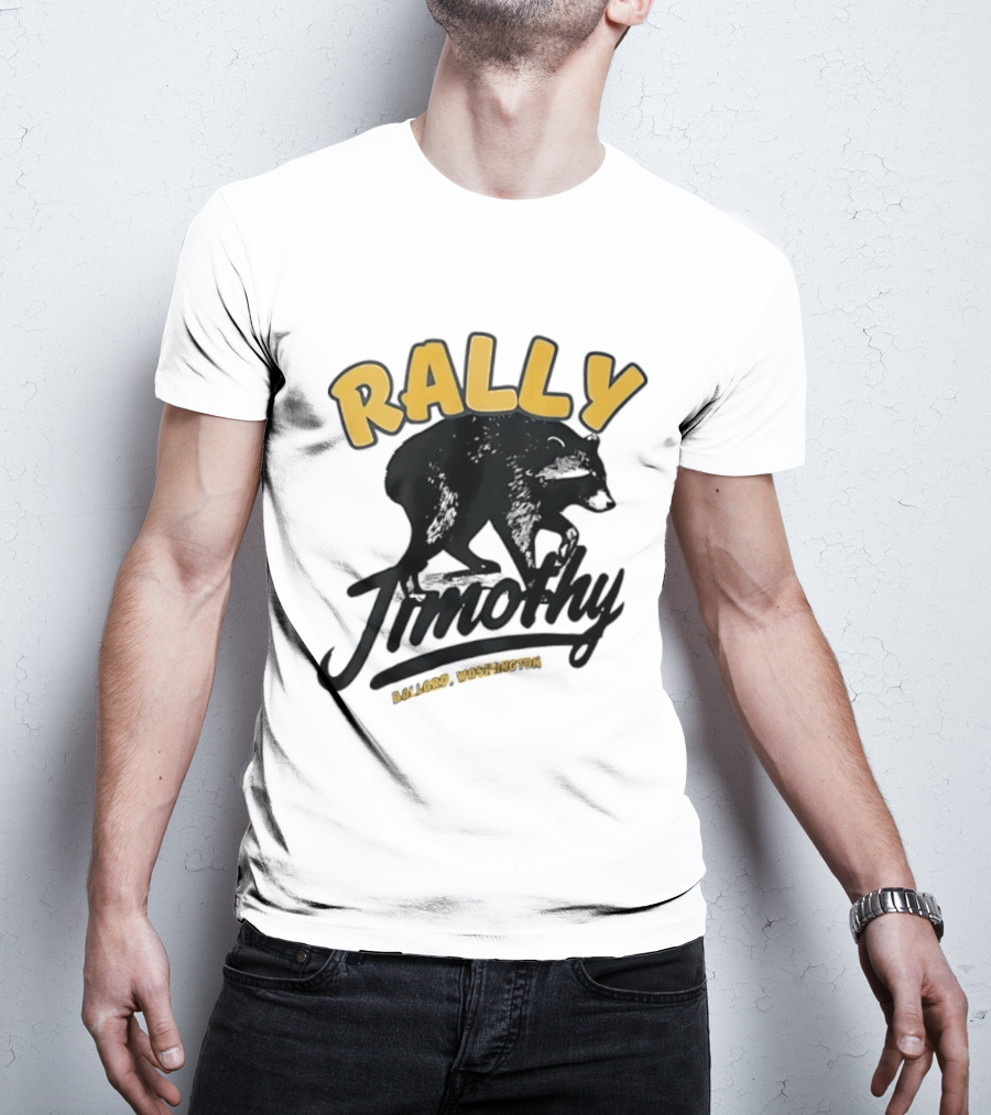 Rally Timothy Ballard Washington Black Raccoon T-Shirt