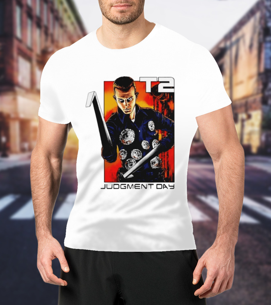 T2 Judgment Day 1000 Iconic Scene T-Shirt