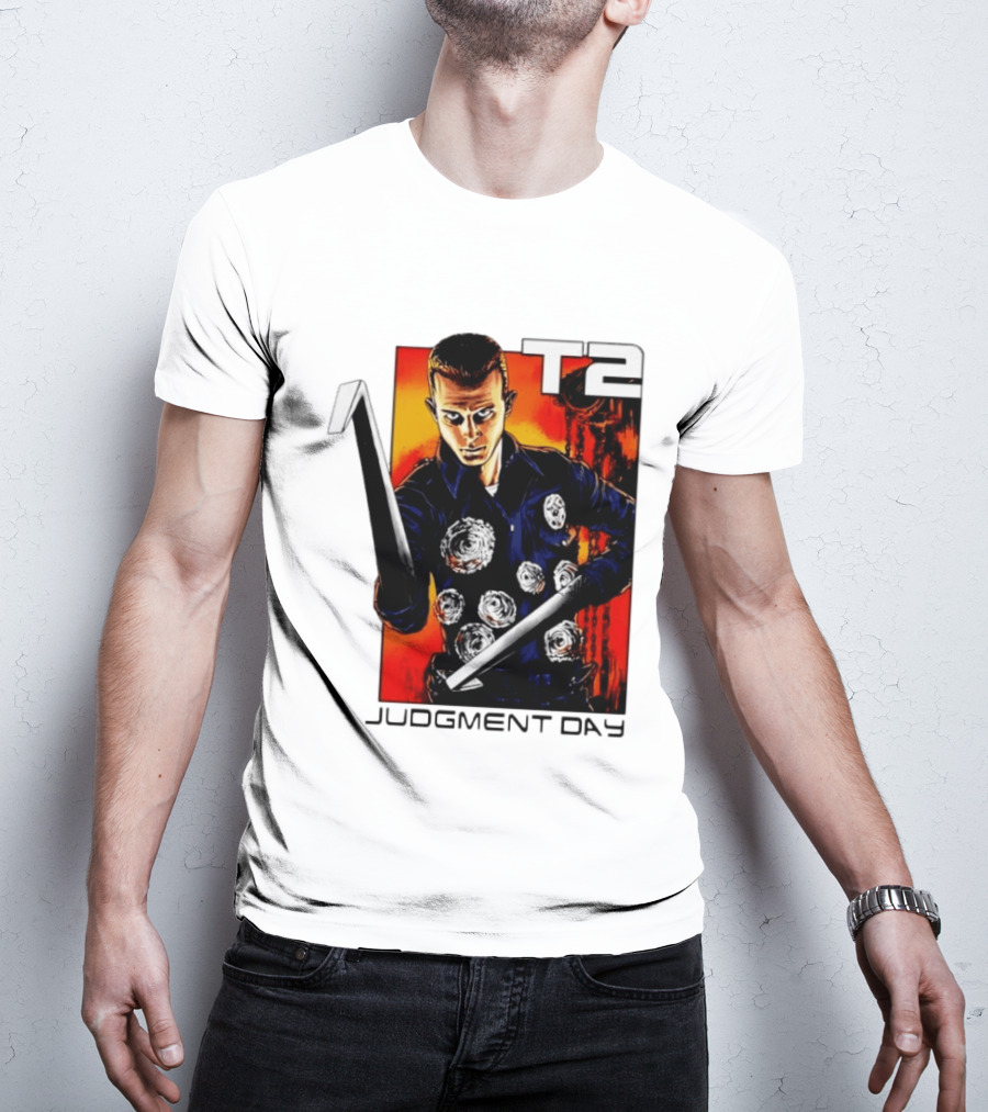 T2 Judgment Day 1000 Iconic Scene T-Shirt