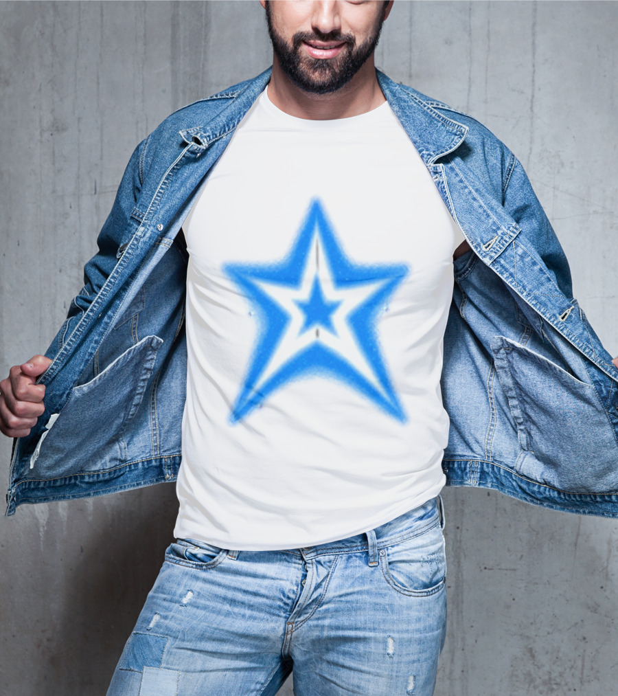 Karol G Store Matadora Zip Blue Star Starfish T-Shirt