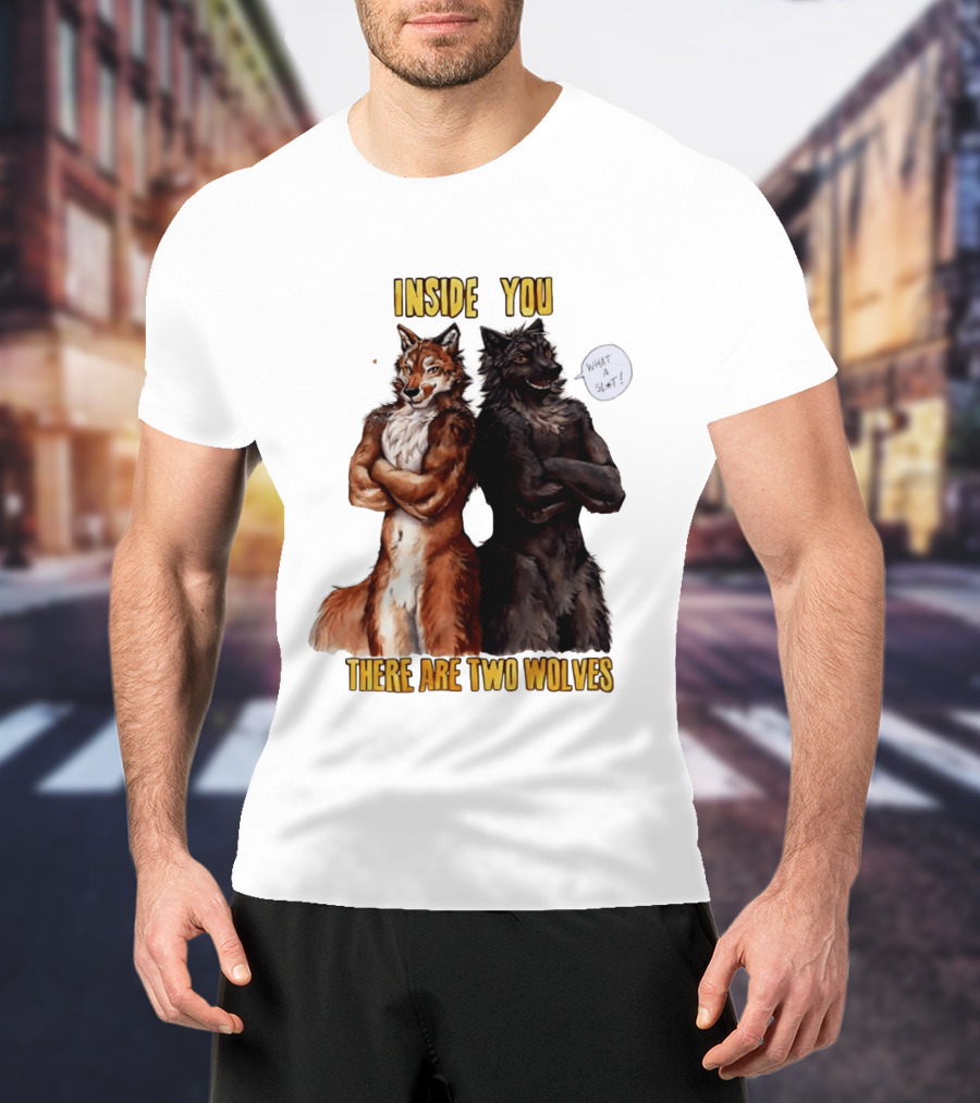 Inside You There Are Two Wolves What A Slt T-Shirt