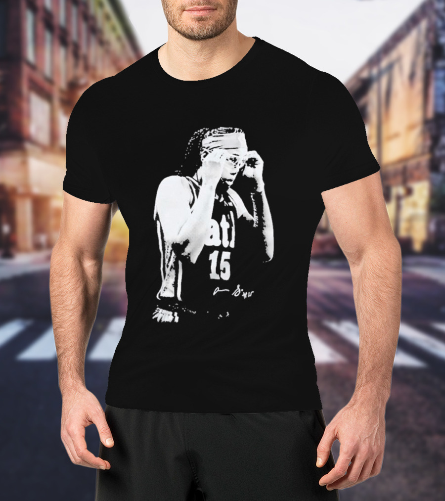 Allisha Gray Number 15 Goggles Gesture T-Shirt
