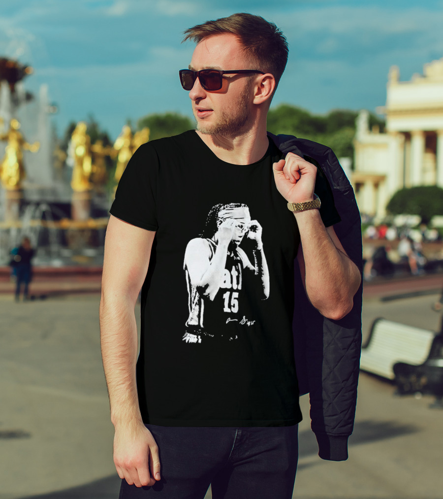 Allisha Gray Number 15 Goggles Gesture T-Shirt