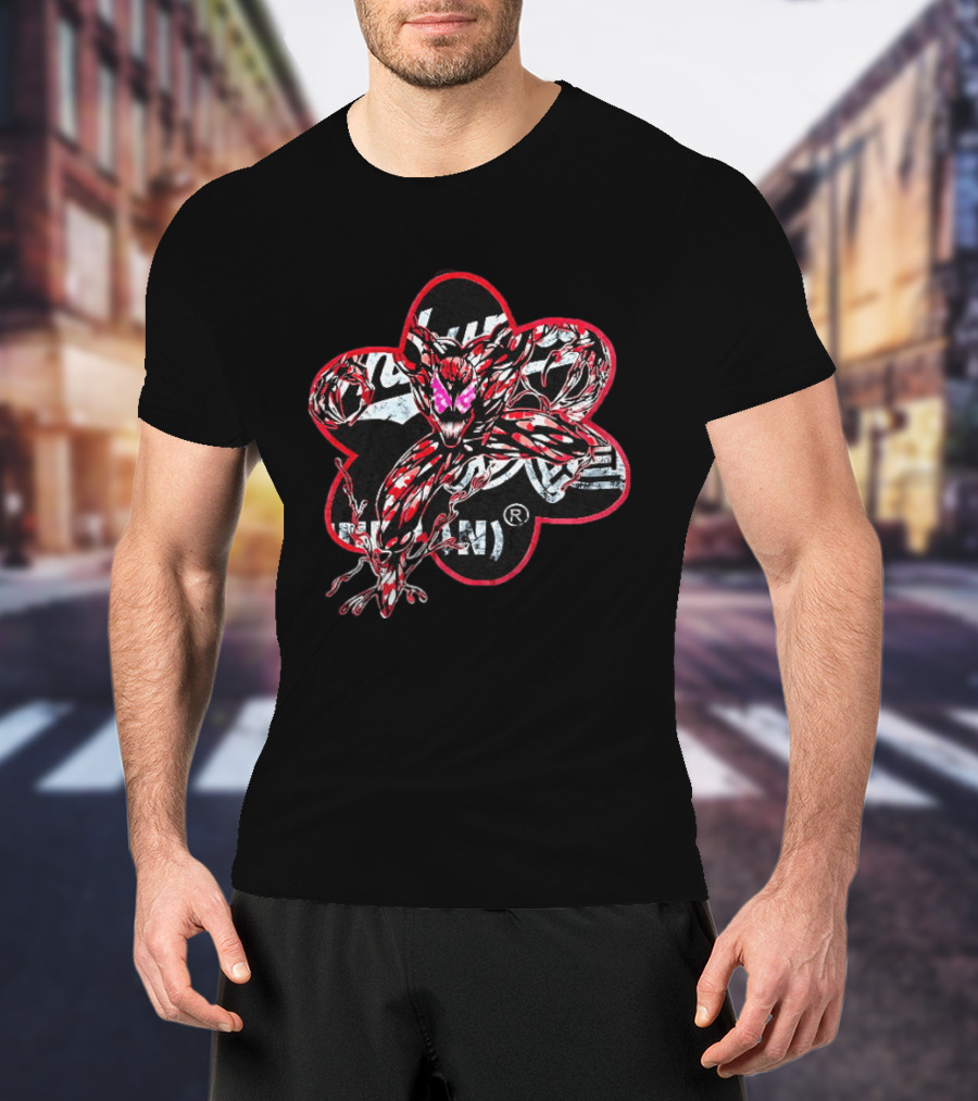 Carnage Marvel Comics Inhuman Villain Art From Inhuman Collection T-Shirt