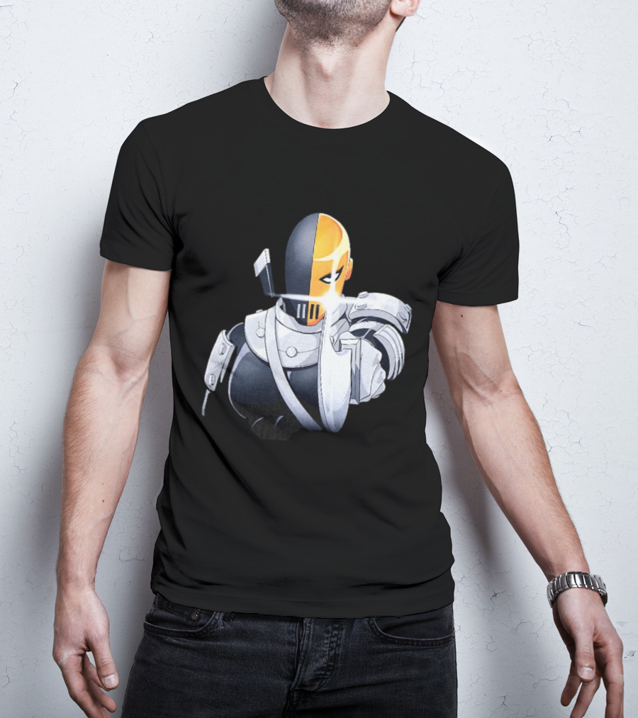 Deathstroke DC Comics Armor Sword Wielding T-Shirt