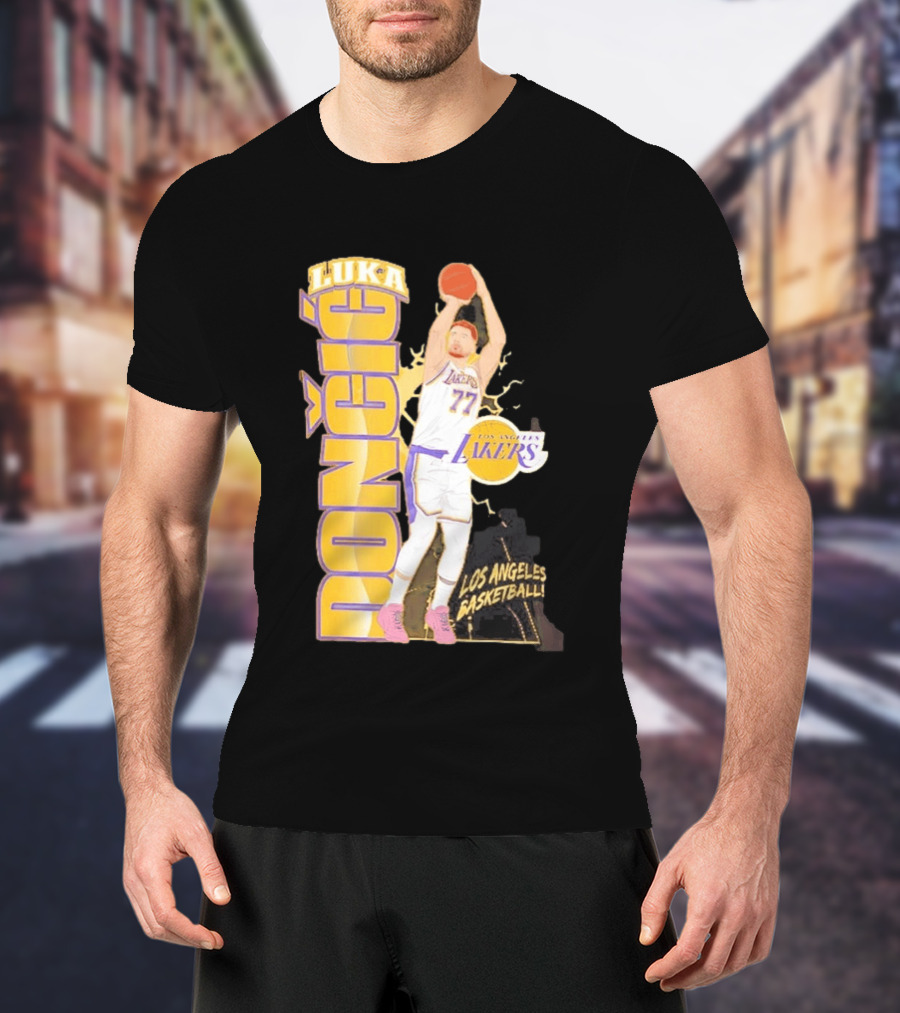 Los Angeles Lakers Luka Dončić Basketball 77 T-Shirt