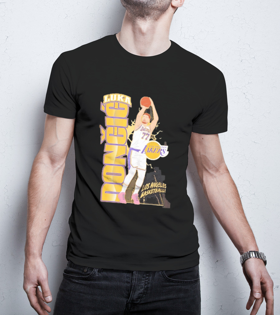 Los Angeles Lakers Luka Dončić Basketball 77 T-Shirt