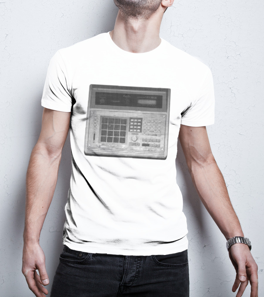 DJ Shadow Store Mo'wax Akai MPC Sequencer White T-Shirt