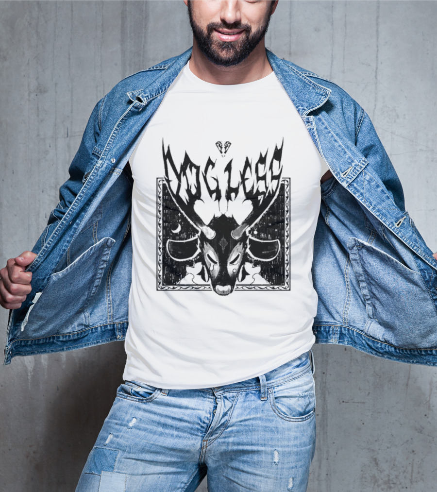 Dog Legs Gothic Skull Artwork Ward Them Off Alternative Rock T-Shirt