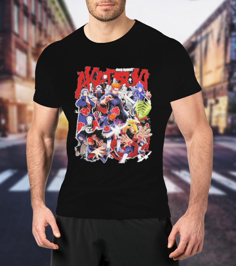Akatsuki Vibes Konnect Naruto Anime Pain Characters Animation T-Shirt