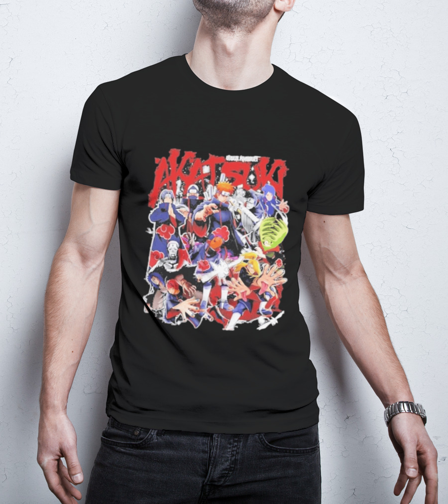 Akatsuki Vibes Konnect Naruto Anime Pain Characters Animation T-Shirt