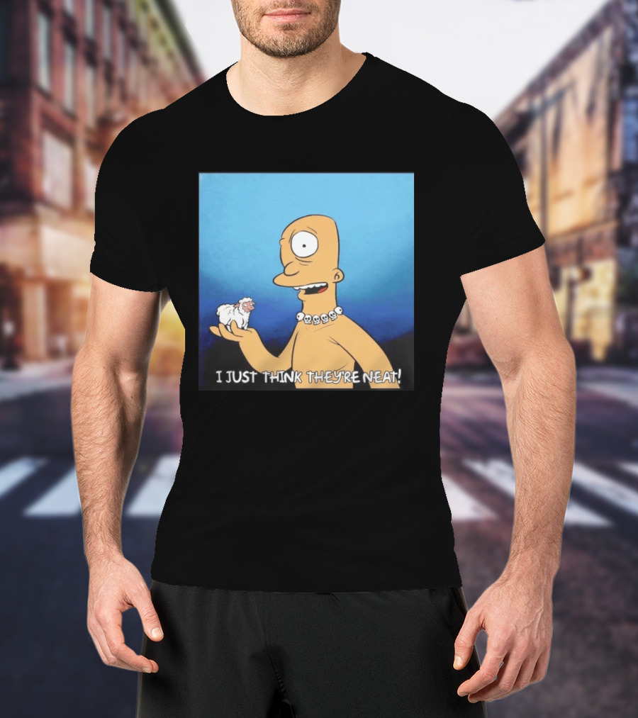 Odyssey The Cyclops I Just Think They're Neat Funny Cartoon T-Shirt