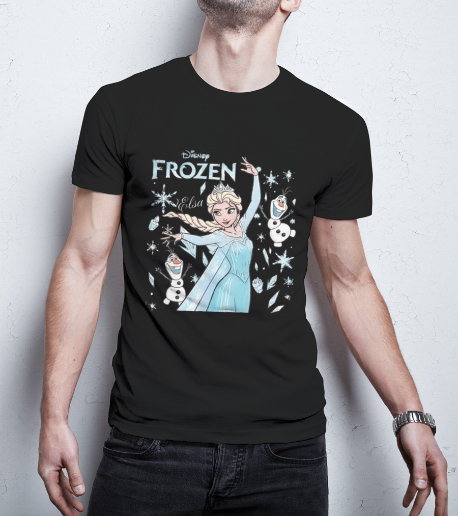 Disney Frozen Elsa Olaf Snow Queen T-Shirt