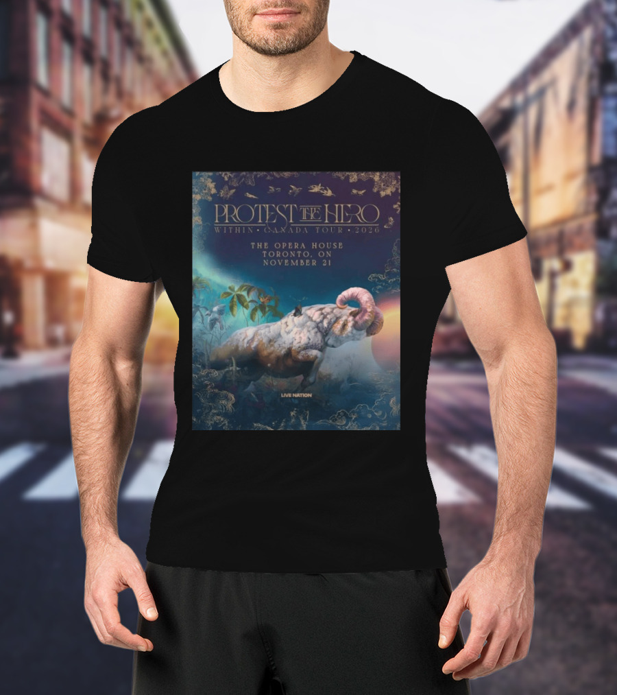 Protest The Hero Within Canada Tour 2026 Opera House Toronto November 21 Live Nation T-Shirt