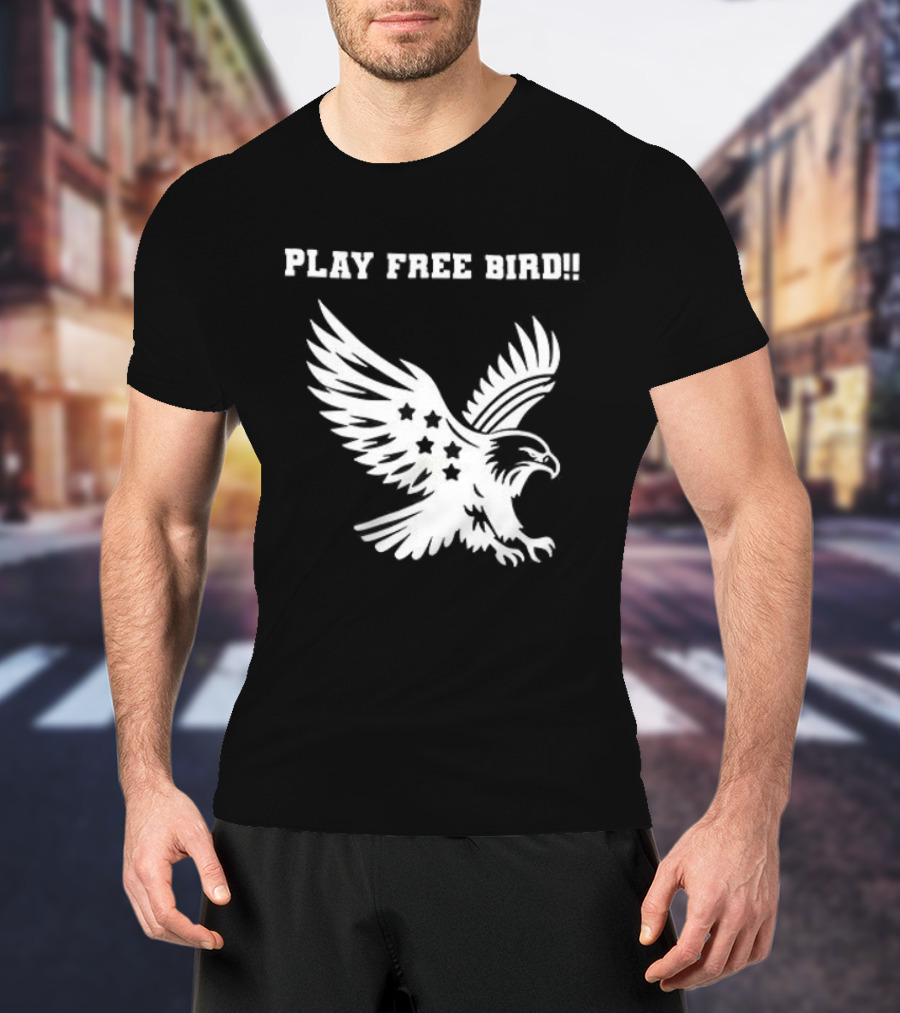 Play Free Bird Eagle Skynyrd Supremacist T-Shirt