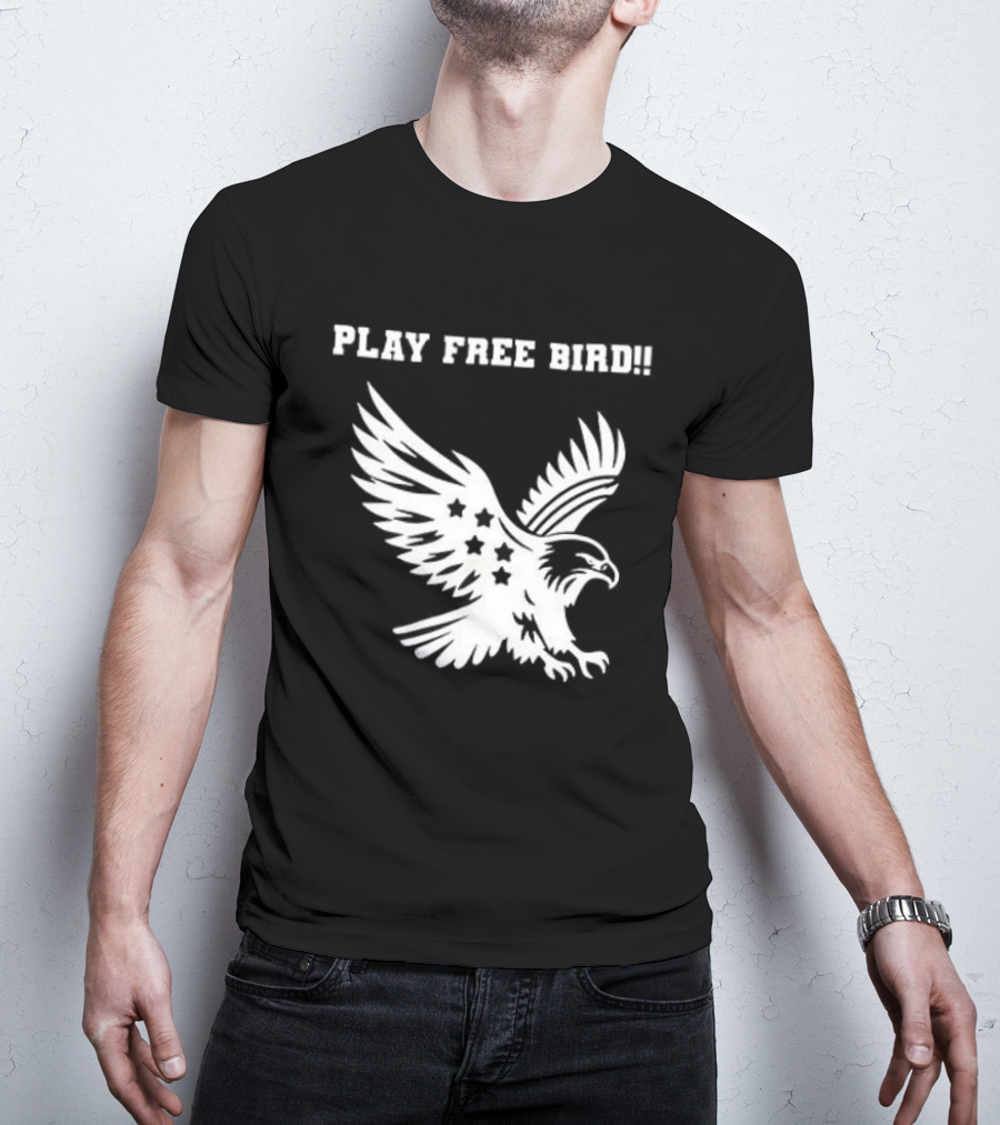 Play Free Bird Eagle Skynyrd Supremacist T-Shirt