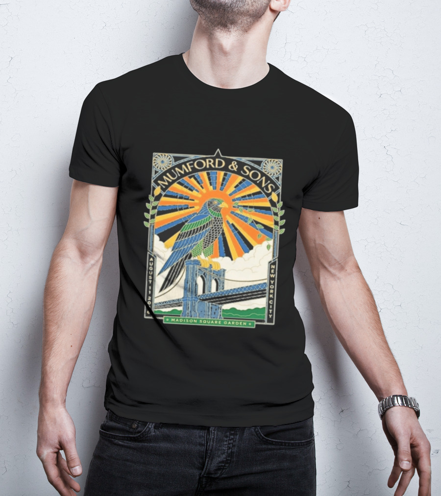 Mumford & Sons Madison Square Garden New York City August 11 2026 Event T-Shirt