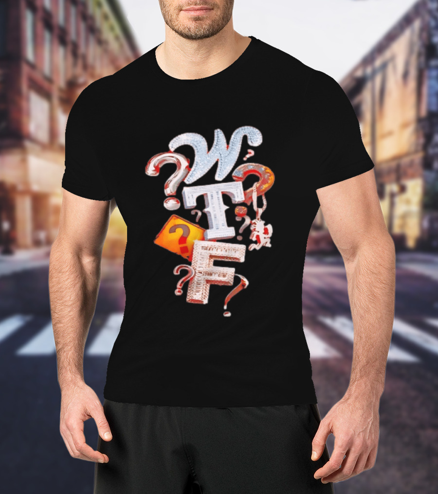 WTF Hatchetman ICP Insane Clown Posse Question Marks T-Shirt