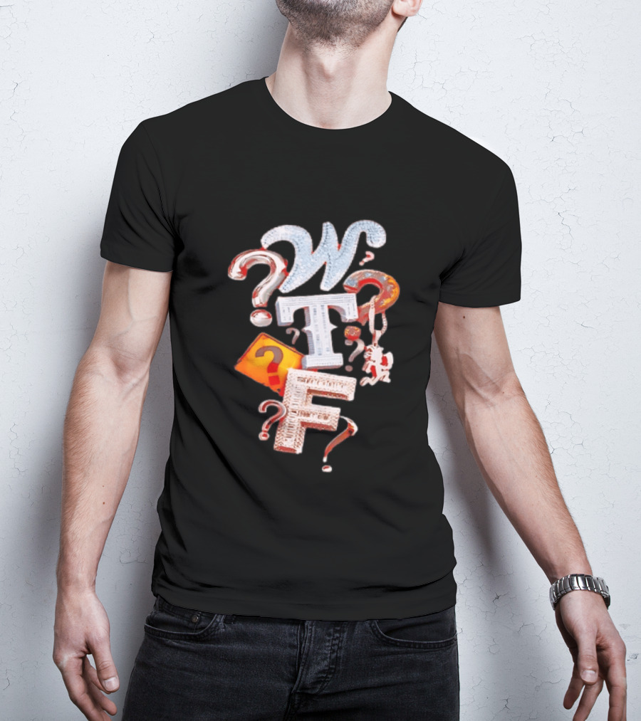 WTF Hatchetman ICP Insane Clown Posse Question Marks T-Shirt