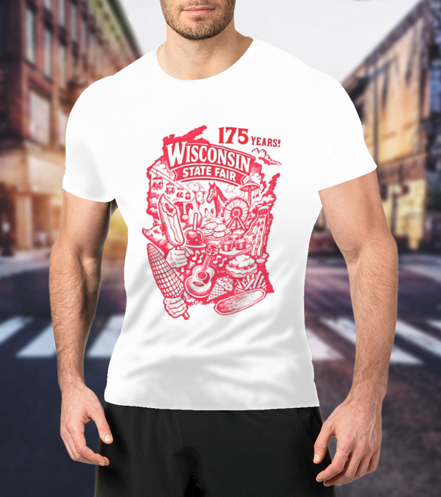 Wisconsin State Fair 175 Years Celebration T-Shirt