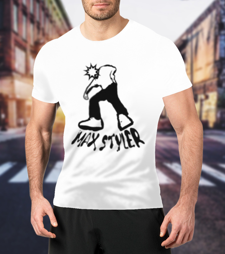 Max Styler Dancer Silhouette With Raised Arm T-Shirt