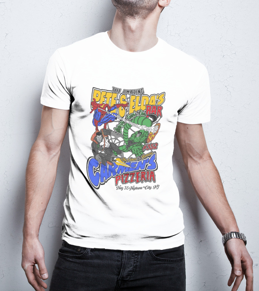 The Amazing Pete And Elda’s The Shore’s Famous Carmen’s Pizzeria T-Shirt