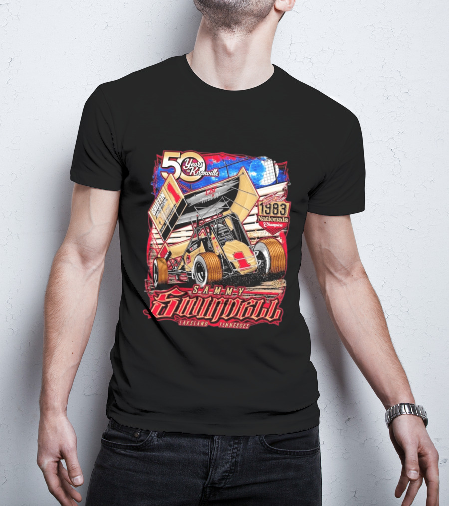 50 Years At Knoxville Sammy Swindell Sprint Car 1983 Nationals Champion Lakeland Tennessee T-Shirt