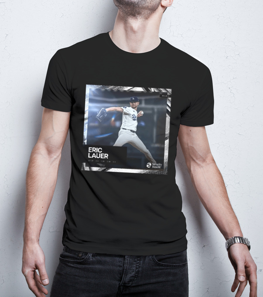 Eric Lauer Pitching Performance Dodgers Security Benefit T-Shirt