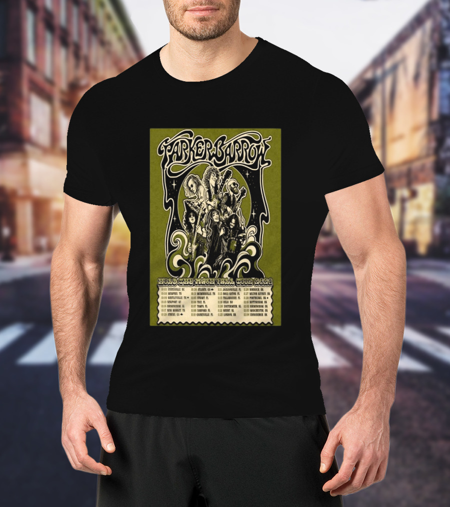 Parker Barrow Hold The Mash Fall Tour 2026 Concert Memphis Atlanta Nashville Houston T-Shirt