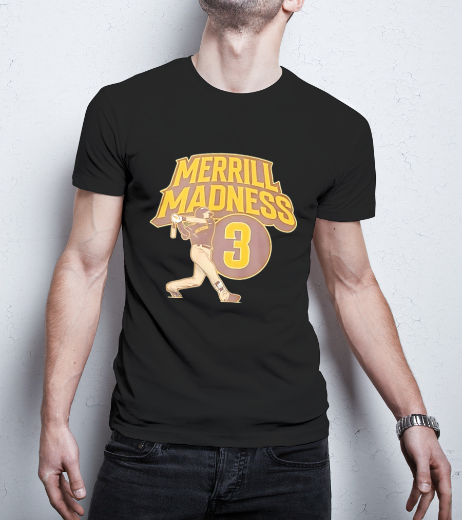 Merrill Madness 3 Jackson San Diego Padres T-Shirt