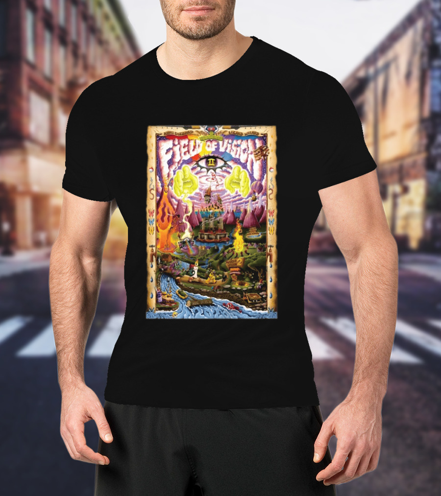 King Gizzard And The Lizard Wizard Field Of Vision II Meadow Creek Buena Vista CO Aug 14 16 2026 T-Shirt