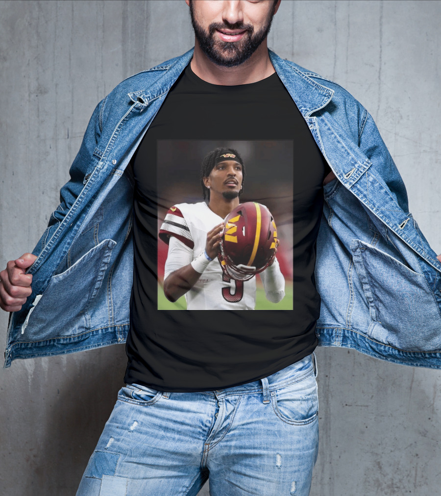 Washington Commanders Quarterback Jayden Daniels Football Player Sports T-Shirt