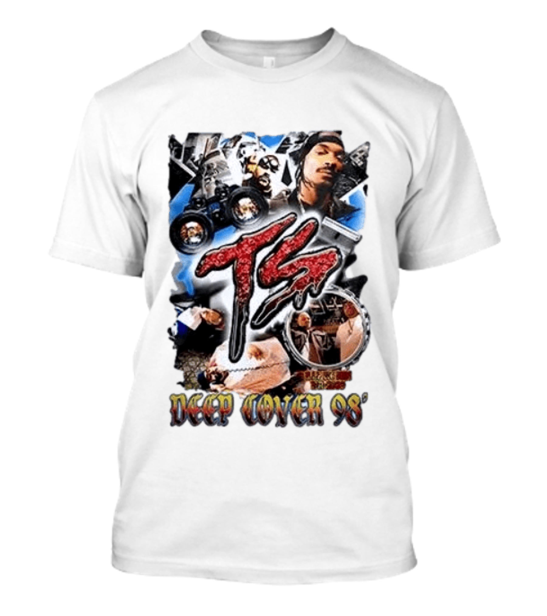 Toney Starks Deep Cover 98 RIP Big Pun 90s Rap Album Mashup T-Shirt