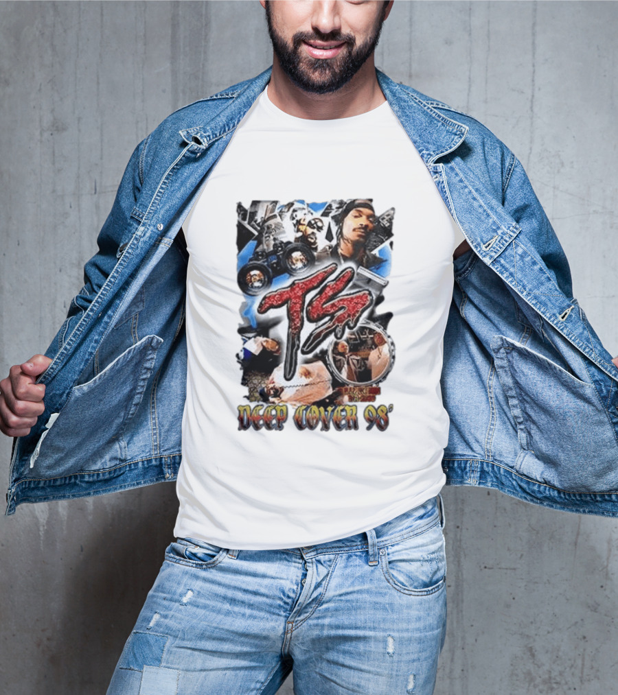 Toney Starks Deep Cover 98 RIP Big Pun 90s Rap Album Mashup T-Shirt