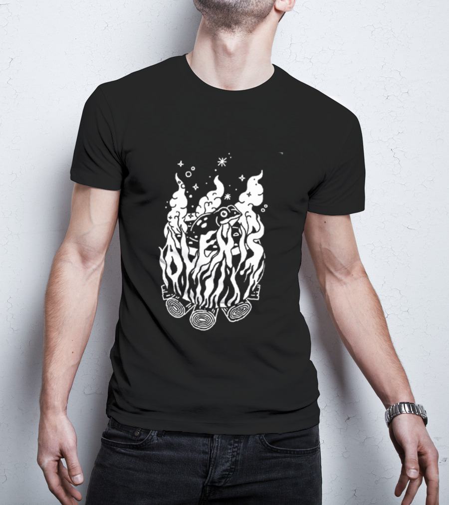 Alexisonfire Crisis 2026 Exclusive Tour 20 Years Anniversary Burning Log T-Shirt
