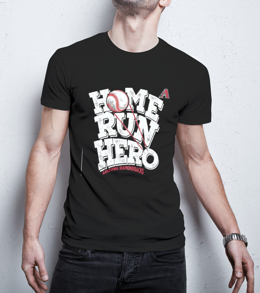 Arizona Diamondbacks Home Run Hero Baseball MLB Fan T-Shirt