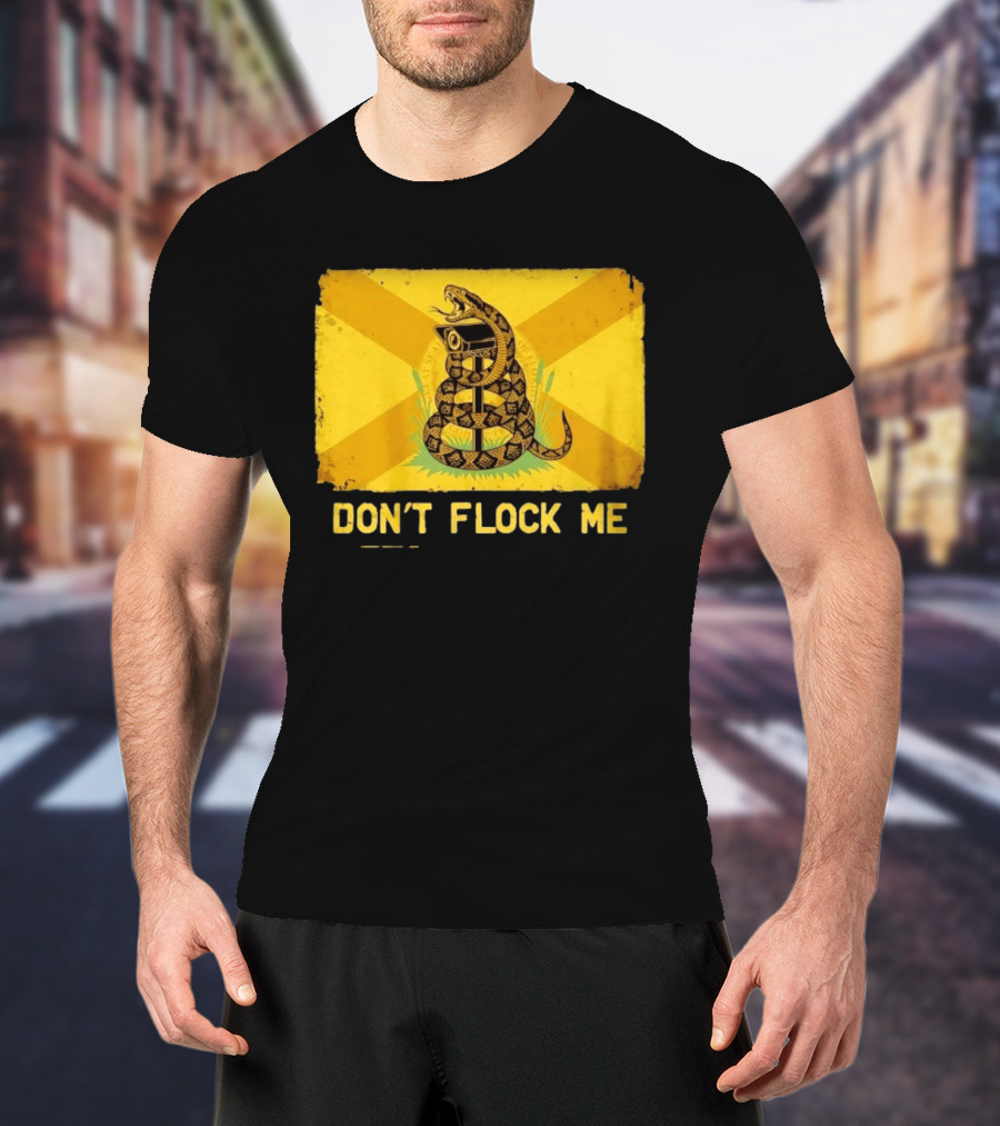 Florida Snake Surveillance Distressed Flag Don't Flock Me T-Shirt